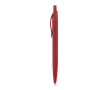 Eco pennen met huls van tarwestro kleur rood