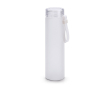 Matglazen waterfles met logo kleur wit