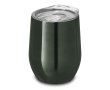Metalen thermosbeker met logo kleur titanium