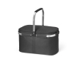 Picknickmand met logo kleur zwart