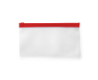 Grote tasjes met logo voor mondmaskers kleur rood