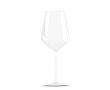 Elegant wijnglas met een inhoud van 370ml kleur doorzichtig
