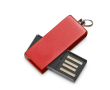 Kleine usb stick voor sleutelhangers kleur rood