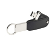 Gepersonaliseerde, leren usb sleutelhanger kleur zwart