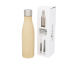Fles met print in houtlook kleur hout