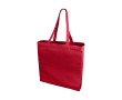 Gekleurde tote handtas van 220 gram kleur rood