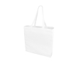 Gekleurde tote handtas van 220 gram kleur wit