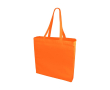 Gekleurde tote handtas van 220 gram kleur oranje