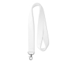 Sublimatie keycord met satijnen laag, levering 6 - 8 dagen kleur wit