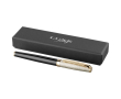 Luxe rollerball pen met gouden dop kleur goud