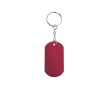 Sleutelhanger met militair esthetisch fineer kleur rood