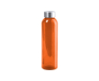 Glazen waterfles met opvallende kleur kleur oranje