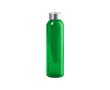 Glazen waterfles met opvallende kleur kleur groen