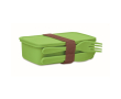 Lunchbox van PP kunststof kleur limoen groen