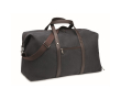 Luxe weekendtas van stevigwashed canvas kleur zwart