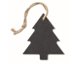 Kerstboomhanger met logo kleur zwart