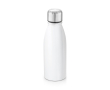 Sublimatie aluminium drinkfles met logo kleur wit