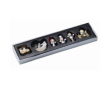 Kerstboomhangers met logo (6 stuks) kleur zilver