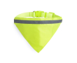 Reflecterende, bedrukte halsband met logo kleur neon geel