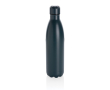 Effen RVS waterfles met logo (750ml) kleur donkerblauw