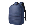 Duurzame anti-diefstal rugzak met logo kleur marineblauw