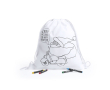 Kinderrugzak met logo en kerst design kleur wit