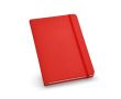 Glad A5 notitieboekje met logo kleur rood
