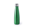 Stalen waterfles met logo kleur groen