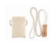 Springtouw als merchandising kleur beige