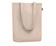 Hennep tas met logo in meerdere kleuren kleur beige