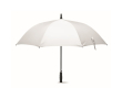Elegante stormparaplu met logo kleur wit