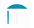 Bedrukte parasol in hoesje kleur turkoois