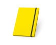 Bedrukte notitieboekjes in neonkleuren kleur geel