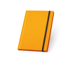 Bedrukte notitieboekjes in neonkleuren kleur oranje
