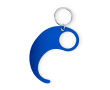No-contact sleutelhanger met rond ontwerp kleur blauw