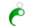 No-contact sleutelhanger met rond ontwerp kleur groen