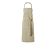 Katoenen schort met opdruk, 240 g/m2 kleur khaki