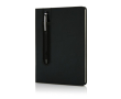 Gepersonaliseerd notitieboek met touchpen kleur zwart