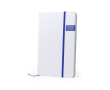 Notebooks met USB stick in kaft kleur blauw