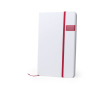 Notebooks met USB stick in kaft kleur rood