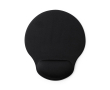 Ergonomische muismat met logo kleur zwart