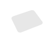 Basic muismat voor merchandising kleur wit