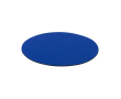Ronde muismat met logo voor merchandising kleur blauw