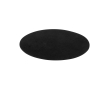 Ronde muismat met logo voor merchandising kleur zwart