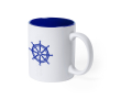 Mok met laserlogo in geschenkdoosje kleur blauw