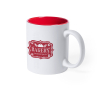 Mok met laserlogo in geschenkdoosje kleur rood