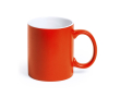 Gekleurde mokken met logo kleur oranje