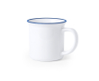 Vintage sublimatie mokken voor merchandising kleur blauw