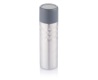 Dubbelwandige thermische fles met logo kleur grijs