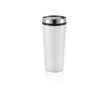 Thermische to go bekers met logo kleur wit